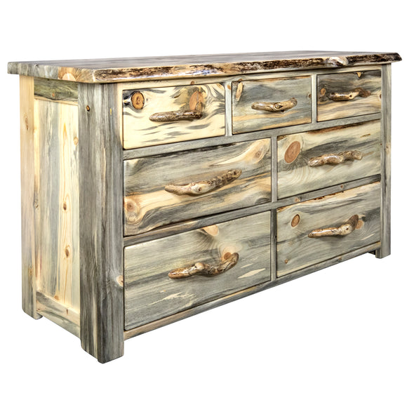 7 drawer dresser Blue Pine Collection