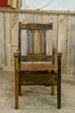 rustic with live edge pine dining room set