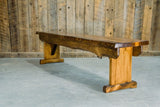 Solid wood Dining room table set Blue Pine Collection