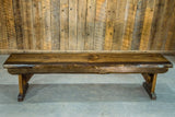 rustic with live edge pine dining room set