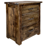 three drawer dresser Black Stone Collection