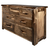 7 drawer dresser Blue Pine Collection