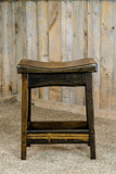 Rustic Pine Solid Wood Barstools