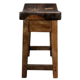 Swivel Pine Barstools With Back.