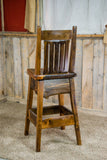 Rustic Pine Solid Wood Barstools