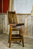 Rustic Pine Solid Wood Barstools