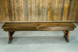 Rustic pine benches