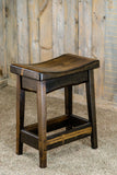 Saddle bar stool Blue Pine Collection