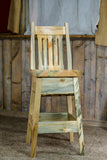 Rustic Pine Solid Wood Barstools