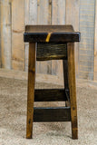 Rustic Pine Solid Wood Barstools